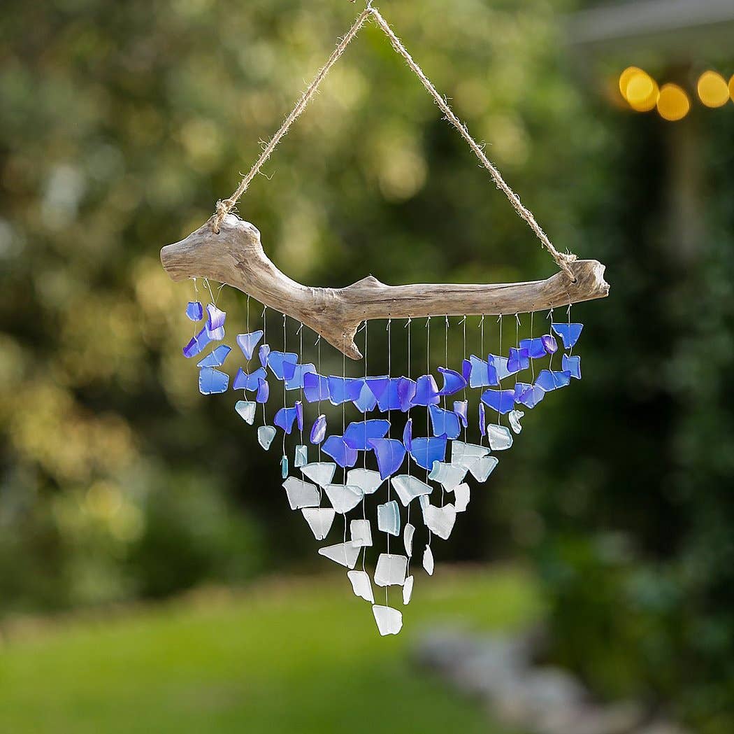 Raindrop Butterfly Mobiles Large Glass