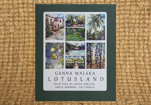 Lotusland Notecards by Karin Shelton